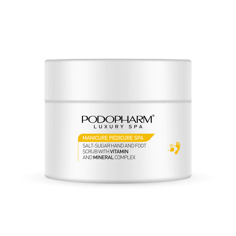 PODOPHARM LUXURY SPA Salt-sugar hand and foot scrub with vitamin and mineral complex - new