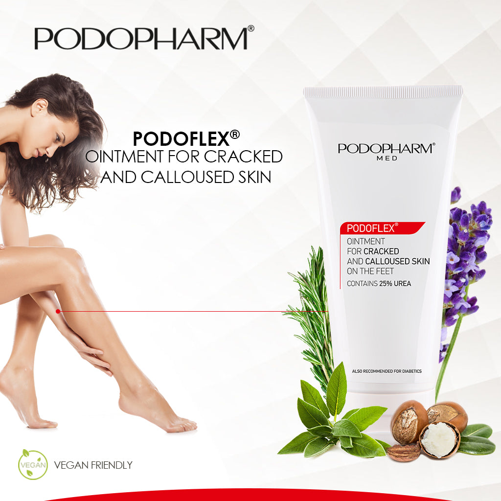 PODOFLEX® Ointment for cracked and calloused skin on the feet 25% urea