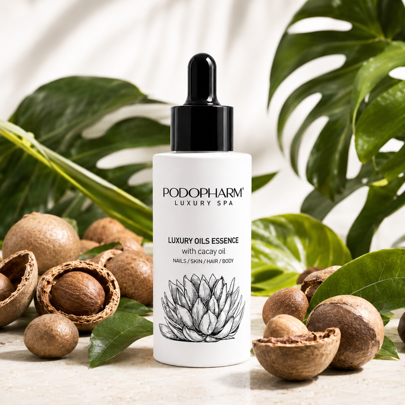 PODOPHARM luxury oils essence met cacay olie voor huid, haar en lichaam, 50 ml