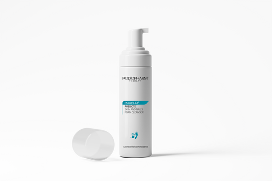 PODOFLEX prebiotic skin and nail foam cleanser