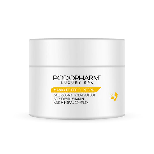 PODOPHARM LUXURY SPA Salt-sugar hand and foot scrub with vitamin and mineral complex - new